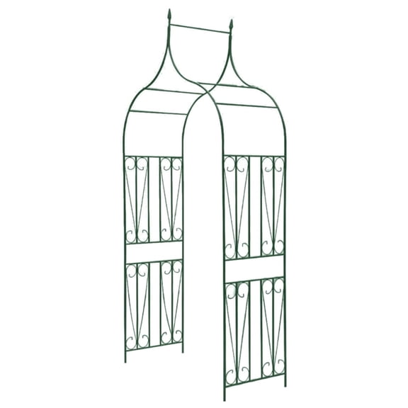 Casafoyer Garden Arch Spike Design Climbing Plants Dark Green