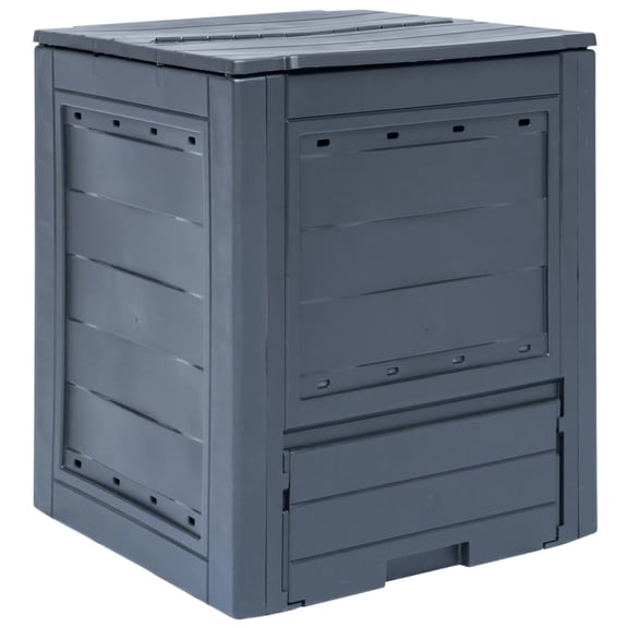 Casafoyer Garden Composter Gray 23.6x23.6x28.7 68.7 gal