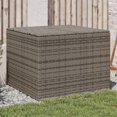 thumbnail image 1 of Casafoyer Garden Storage Box Gray 76.9 Gal Poly Rattan, 1 of 1