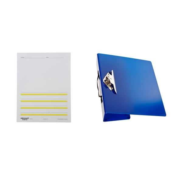 Casafoyer Integrations Hi-Write Journal Paper and SlantScript BigBoard Combo Kit - Enhance Handwriting Skills for Students