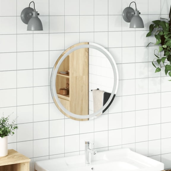Casafoyer LED Bathroom Mirror 23.6" Round