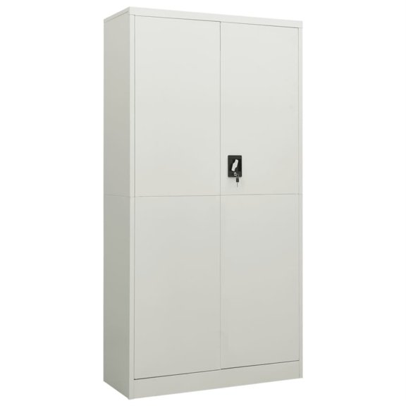 Casafoyer Locker Cabinet Light Gray 35.4"x15.7"x70.9" Steel