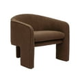 thumbnail image 1 of Casafoyer Marla Chocolate Brown Boucle Accent Chair, 1 of 2