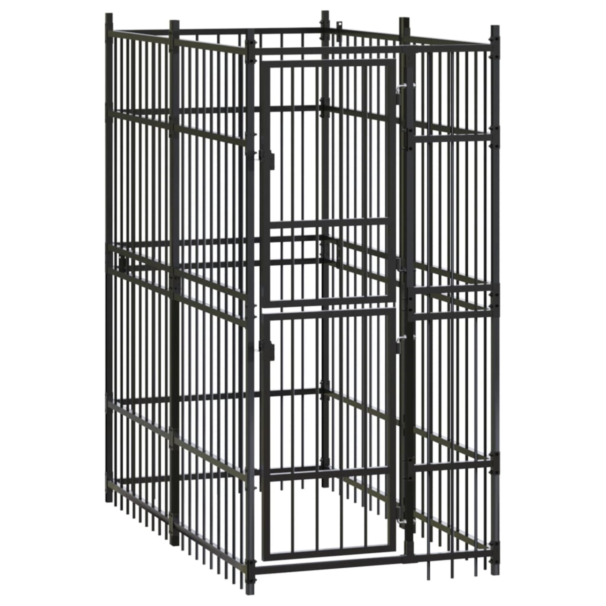 Casafoyer Outdoor Dog Kennel Steel 19.8 ft
