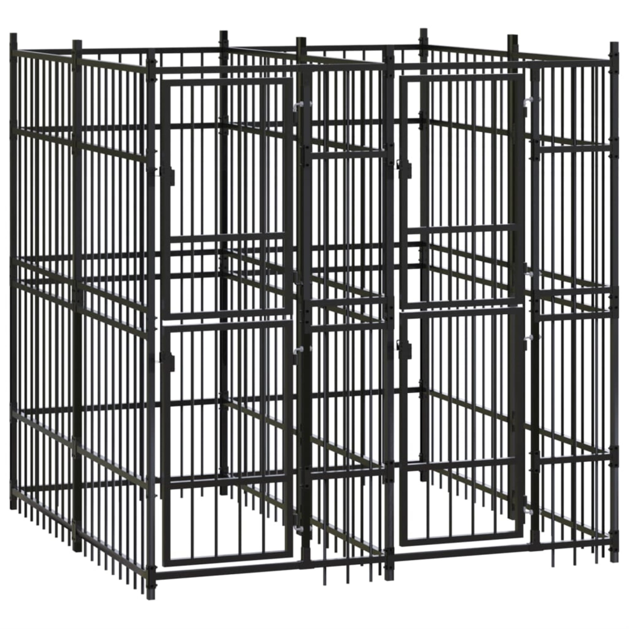 Casafoyer Outdoor Dog Kennel Steel 39.7 ft