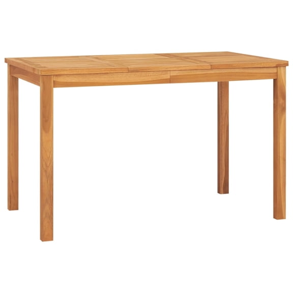 Casafoyer Patio Dining Table 47.2"x27.6"x30.3" Solid Teak Wood