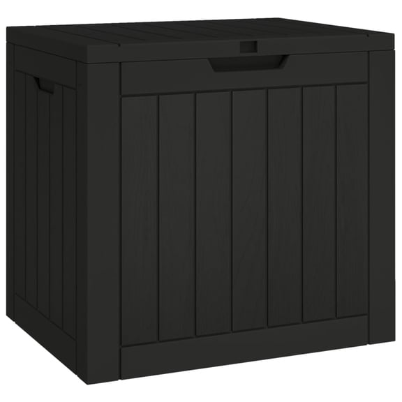 Casafoyer Patio Storage Box Black 21.9"x16.9"x20.9" Polypropylene