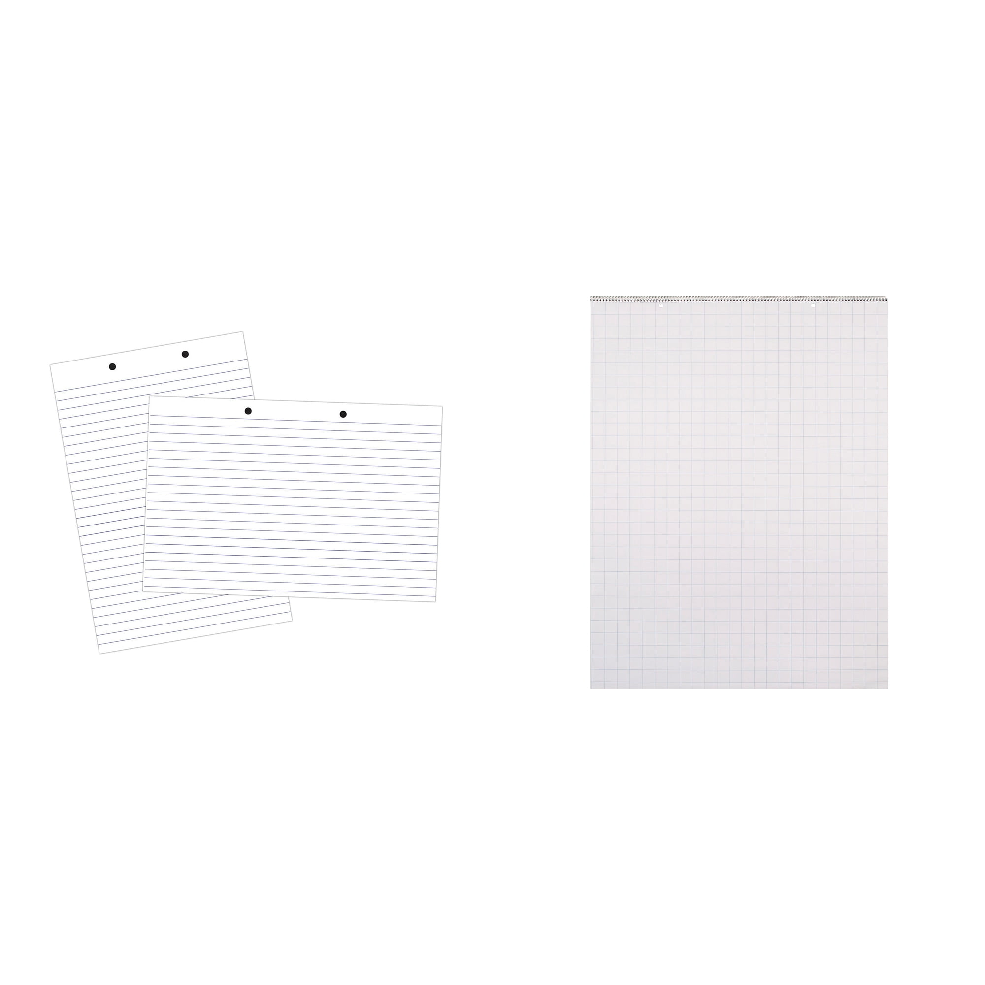 Casafoyer Primary Chart Paper and Grid Ruled Paper Chart Combo Kit for Classroom Learning and Writing Practice