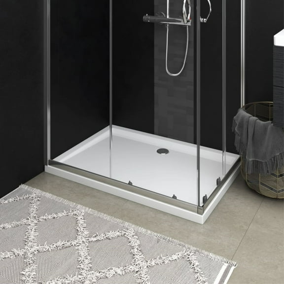 Casafoyer Rectangular ABS Shower Base Tray White 31.5"x43.3"