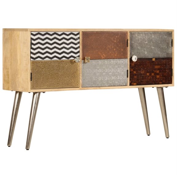 Casafoyer Sideboard 47.2"x11.8"x29.5" Solid Mango Wood