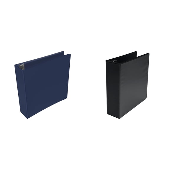 Casafoyer Stackable & Polypropylene Round Ring View Binder Combo Kit for Organized Document Management