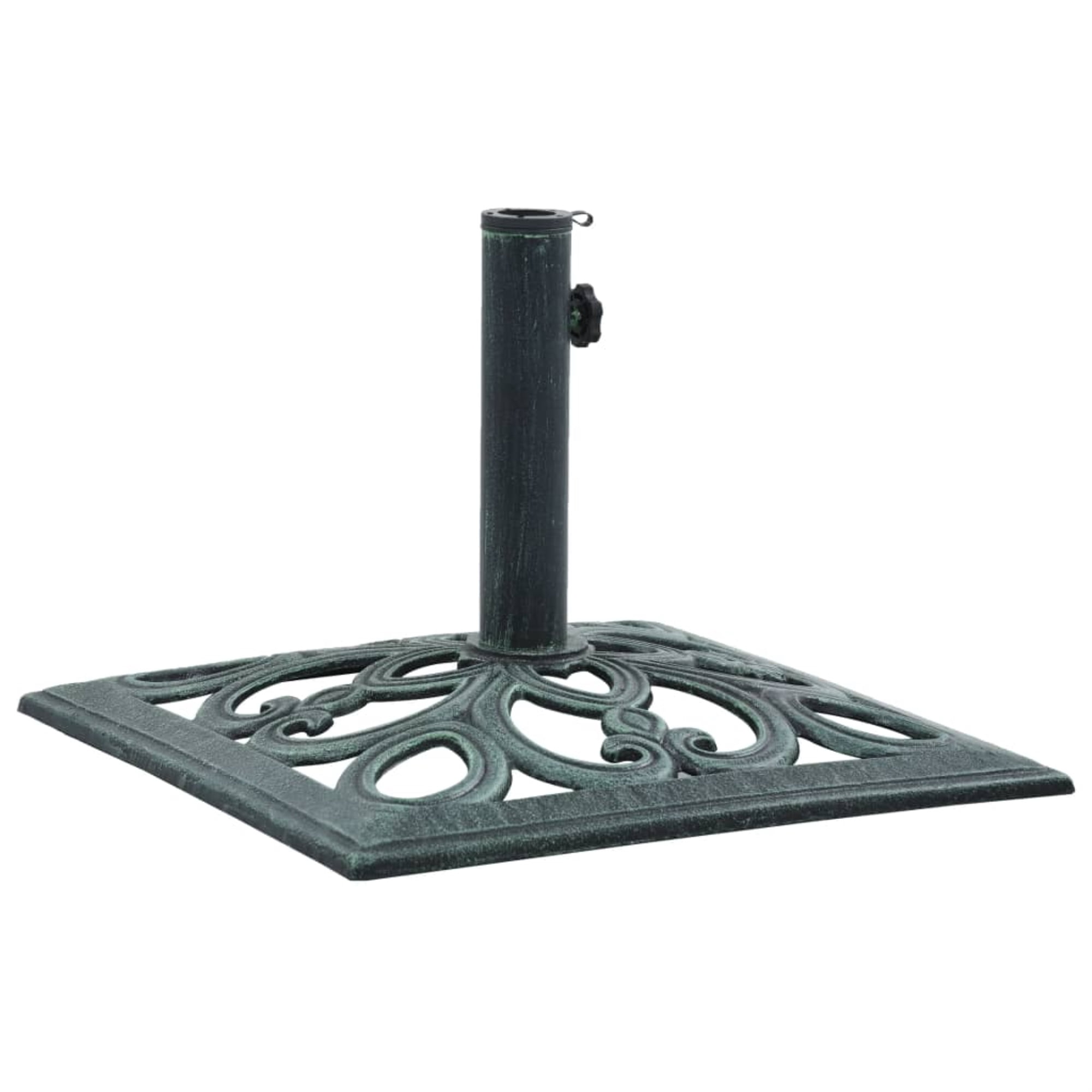 Casafoyer Umbrella Base Green 26.5 lbs 19.3" Cast Iron