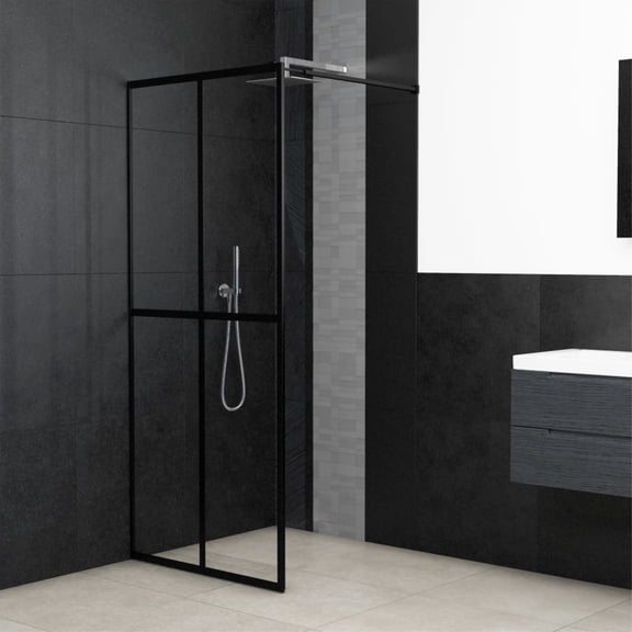 Casafoyer Walk-in Shower Screen Tempered Glass 31.5"x76.8"