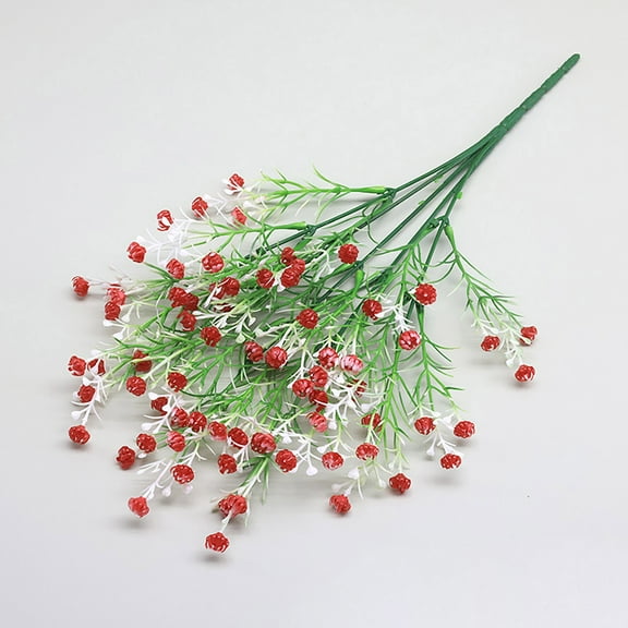 Casaio Artificial Flowers Artificial Flower Plant Faux Flower For Decoration Home Garden Porch Window Box Babys Breath Silk Bush Flowers Bouquet Floral Arrangement Home Wedding Decorations