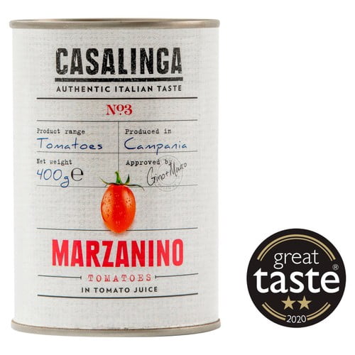 Casalinga Marzanino Tomatoes 400g, British Import (Pack of 3)