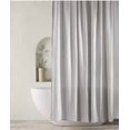 Casaluna Light Gray Waffle Shower Curtain