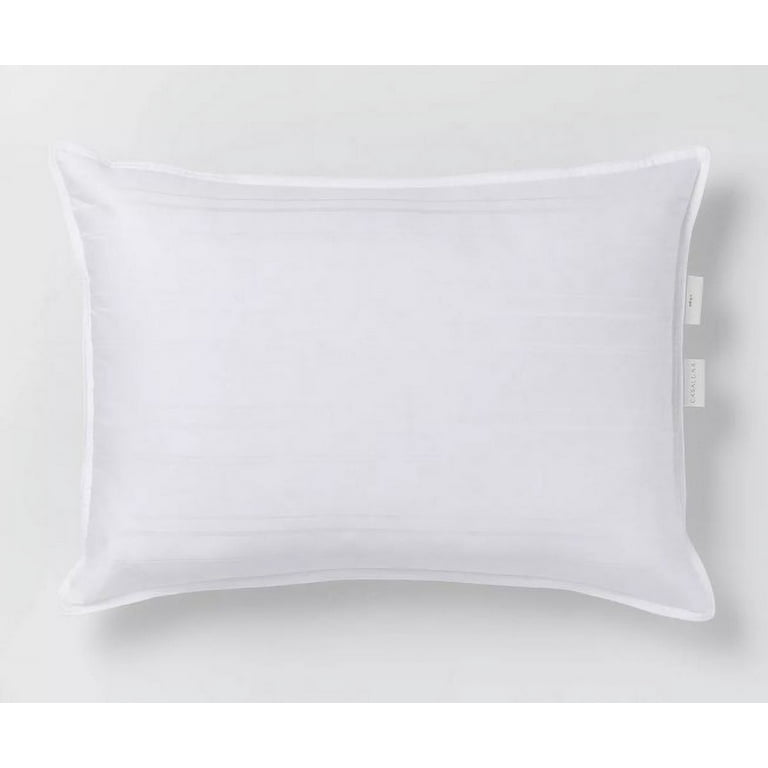 Carpenter Dual Layered Comfort Pillow | Extra-Firm Support, Size: King 20x36x6, White