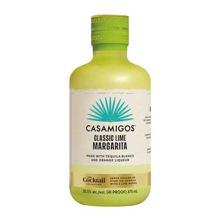 Casamigos Classic Lime Ready-to-Serve Margarita, 375 mL, 21% ABV