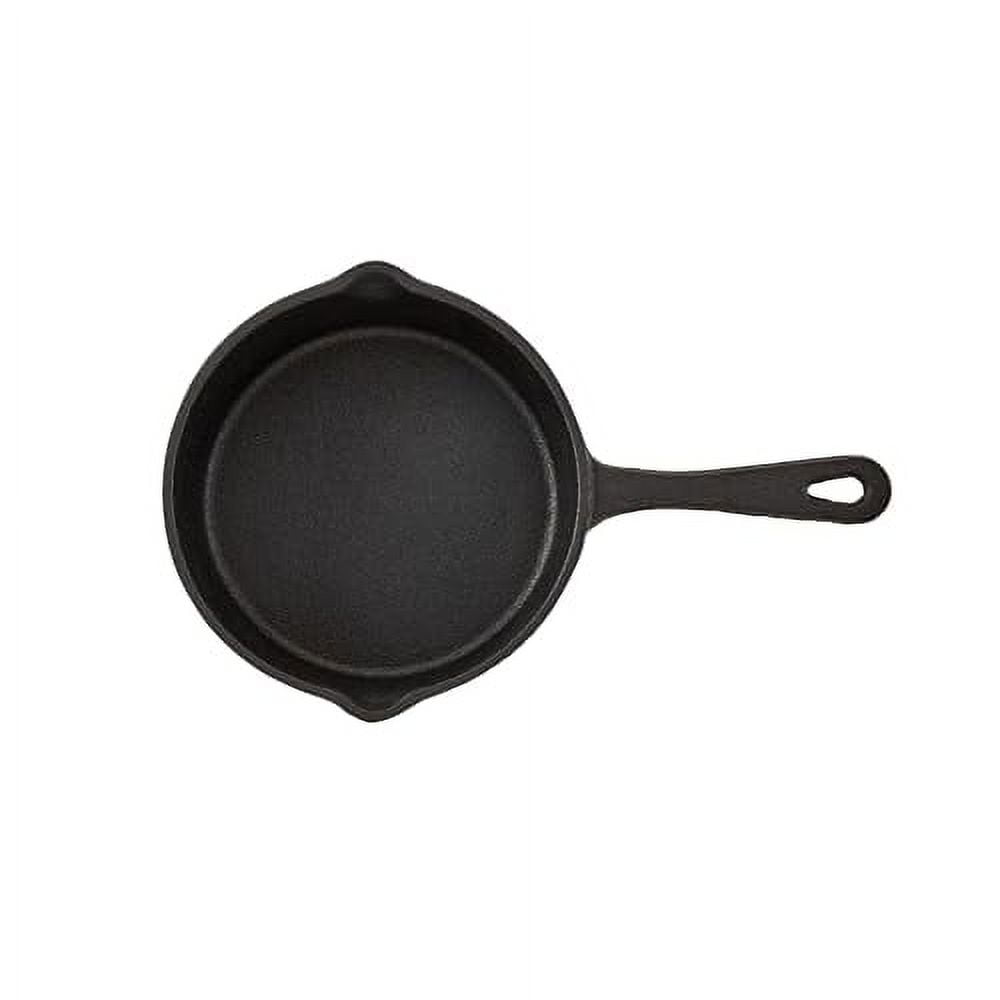 Casamoda 5.4 Inch PreSeasoned Cast Iron Skillet Mini Fry Pan for