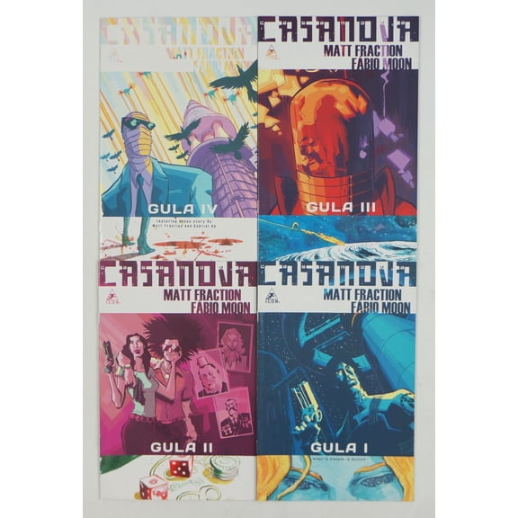 Casanova: Gula #1-4 VF/NM complete series Matt Fraction - Fabio Moon ; Icon