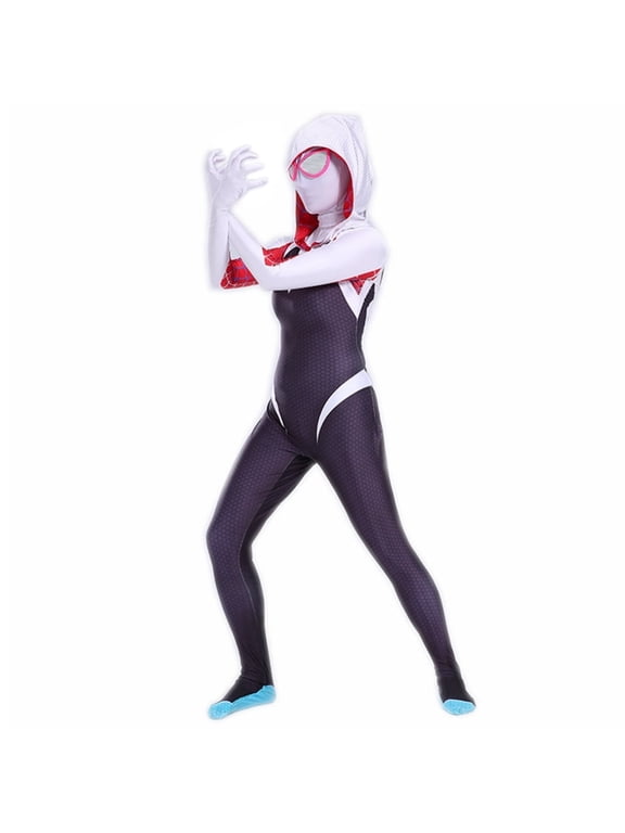 Gwen Cosplay Costume, 3D Style Costume For Unisex Adults