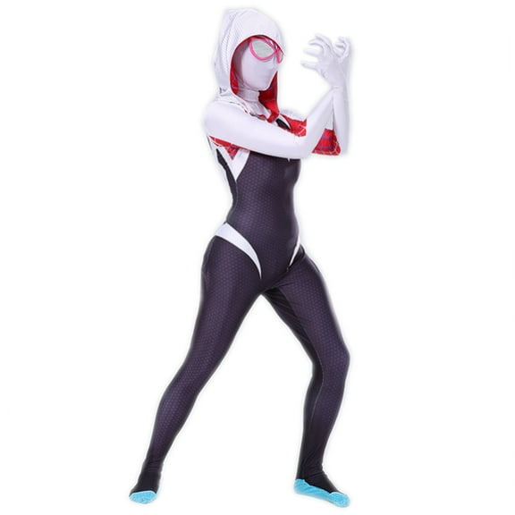 Gwen Cosplay Costume, 3D Style Costume For Unisex Adults
