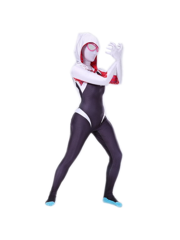 Gwen Cosplay Costume, 3D Style Costume For Unisex Adults