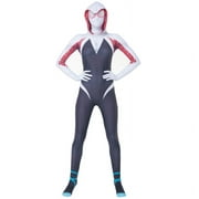 Casapre Kids Gwen Superhero Universe Costume Cosplay Set Spandex Jumpsuit 3D Style Gwen Costume