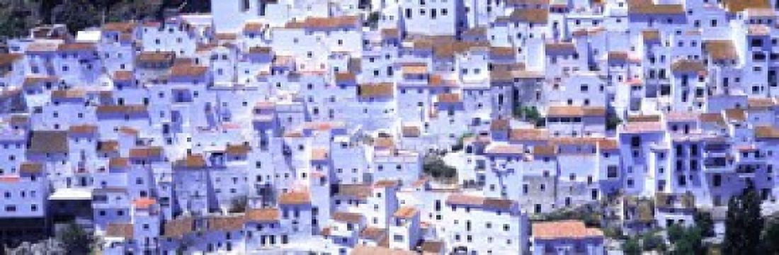 Casares Andalucia Spain Canvas Art - Panoramic Images (18 x 6)