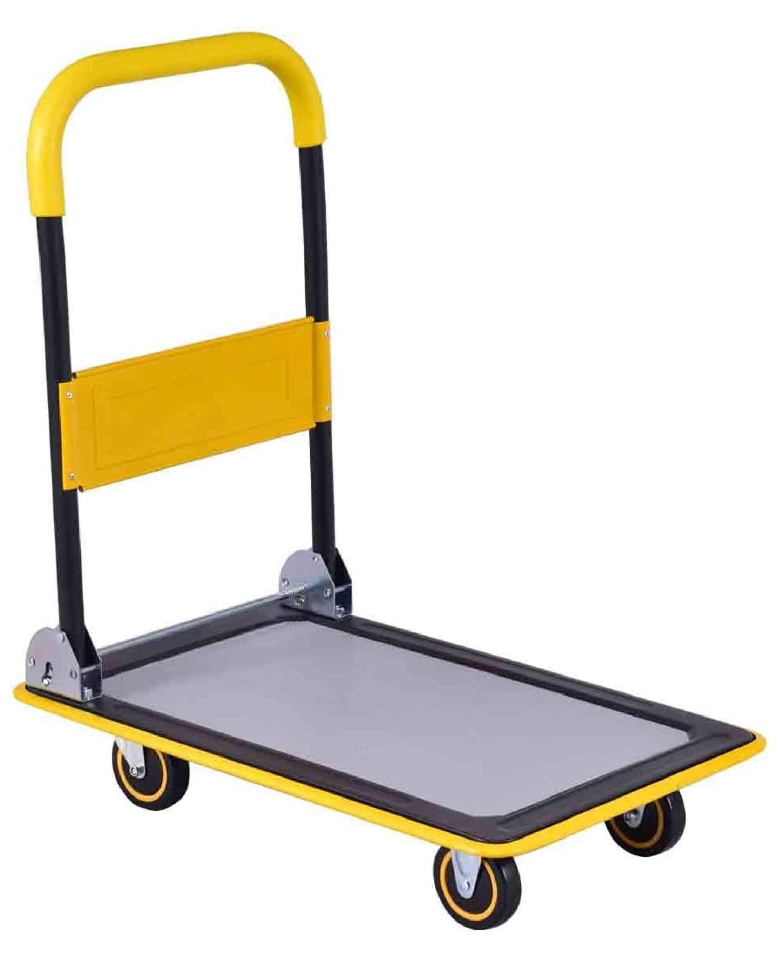 Casart Rolling Platform Cart, Folding Flatbed Cart for Heavy Loading ...
