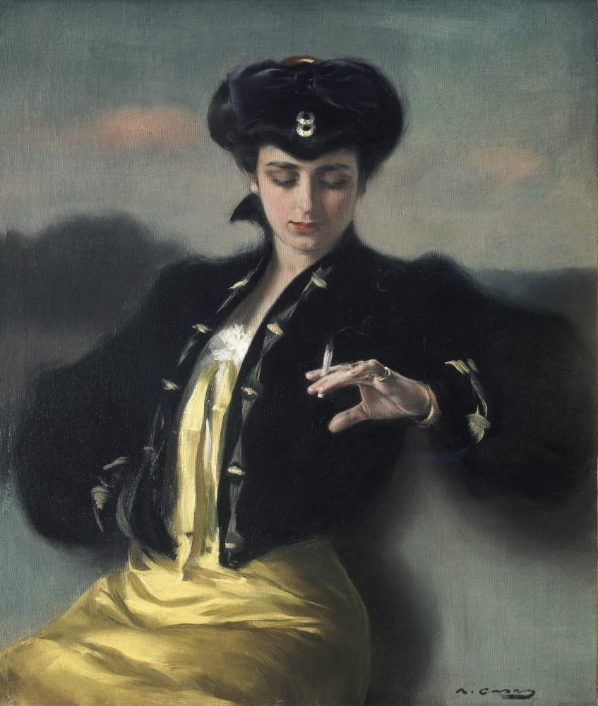 Casas I Carbo Ram?™n (1866-1932) Canvas Art - (24 x 36)