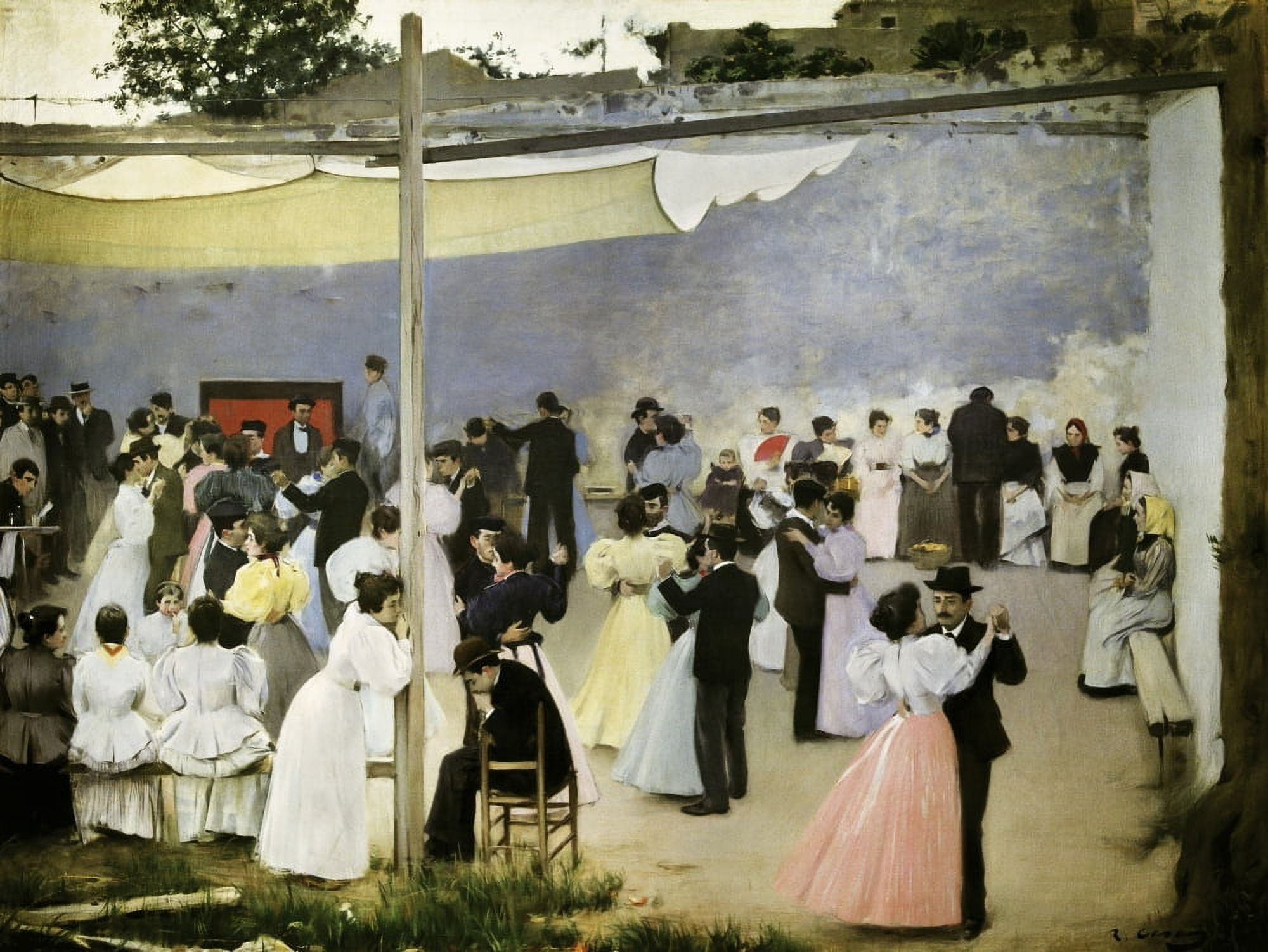 Casas I Carbo Ram?™n (1866-1932) Canvas Art - (36 x 24)