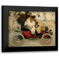 thumbnail image 1 of Casas, Ramon 24x19 Black Modern Framed Museum Art Print Titled - Ramon Casas and Pere Romeu in an Automobile, 1 of 5