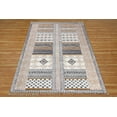 thumbnail image 1 of Casavani - 2'x3' Handwoven Cotton Block Printed Rugs Brown Cotton Area Rugs for Entrance, 1 of 5
