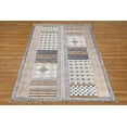 thumbnail image 1 of Casavani - 4'x8' Brown Block Printed Cotton Area Rugs for Living Room Outdoor Patio Rugs, 1 of 5