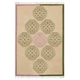 thumbnail image 1 of Casavani - 6'x9' Handwoven Cotton Block Printed Rugs Green Cotton Area Rugs for Bedroom, 1 of 7