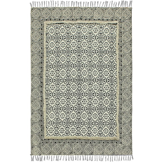 Casavani Beige Moroccan Natural Dining Room Rugs Living Room Carpets 2.6x10 feet