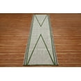 thumbnail image 1 of Casavani Block Printed Boho Cotton Hallway Runner Rug Green Farmhouse Kitchen Runner Rug 2.6x8 feet, 1 of 6