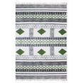 thumbnail image 1 of Casavani Block Printed Green Rug For Living Room 4'x7' Moroccan Cotton Area Rugs for Outdoor Patio, 1 of 6
