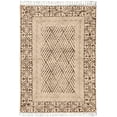 thumbnail image 1 of Casavani Boho Cotton Durries Bedroom Area Kilim,Gray 8x8 feet, 1 of 6