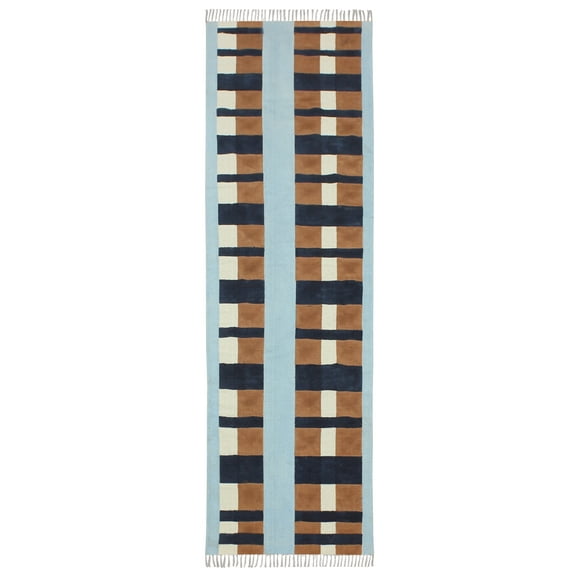 Casavani Cotton Area Rugs For Kitchen And Study Room Home Decor Kilim, Black 2x3 feet