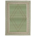thumbnail image 1 of Casavani Cotton Geometric Green Area Rugs 10'x10' Square Area Rugs for Living Room & Dining Room, 1 of 7