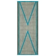 thumbnail image 1 of Casavani Cotton Square Area Rugs For Study Room And Kitchen, Blue Hand Block Printed Dhurrie 3x3 feet, 1 of 6