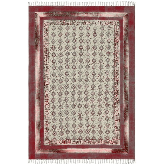 Casavani Custom Outdoor Mat Kitchen Area Rug,Pink 6x9 feet