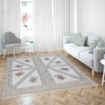 thumbnail image 1 of Casavani Custom Sizes Bohemian Style Area Rug,Brown 2.6x4 feet, 1 of 6