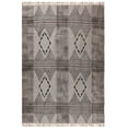 thumbnail image 1 of Casavani Decorative Hand Made Rectangle Flat Weave Rug Gray Geometric Rug 10x14 feet, 1 of 5