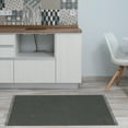 thumbnail image 1 of Casavani Dining room rug Black Custom cotton rug Hallway runner rug, 1 of 6