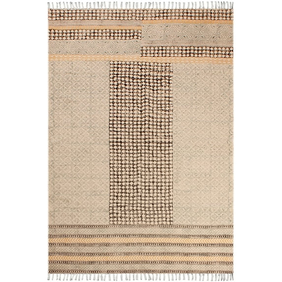 Casavani Eco-Friendly Cotton Garden Area Rug,Blue 5x5 feet