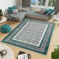 thumbnail image 1 of Casavani Flat Weave Living Room Area Carpet, Green 10x16 feet, 1 of 6