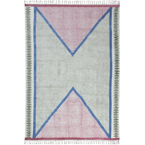 Casavani Garden Yoga Mat Living Room Area Rug,Green 8x11 Ft